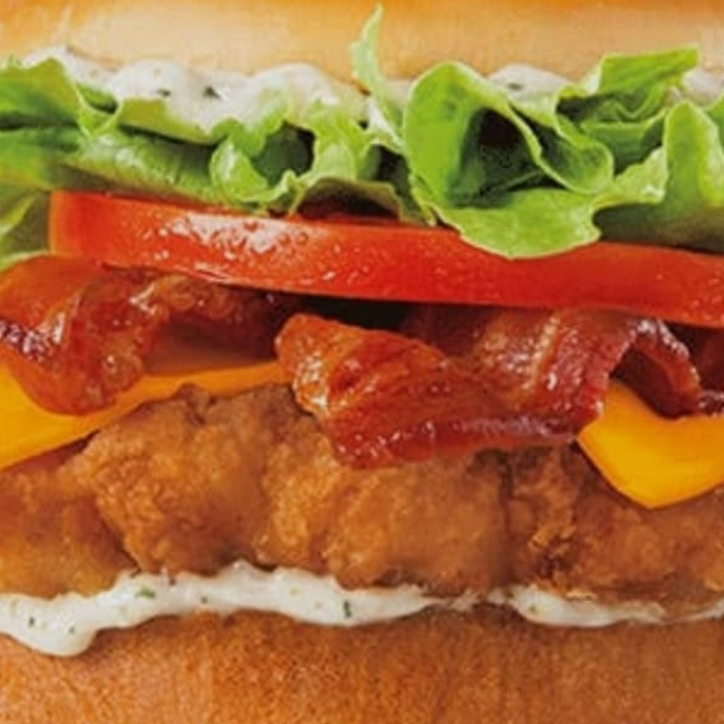 Image-Crispy bacon chicken burger Combo