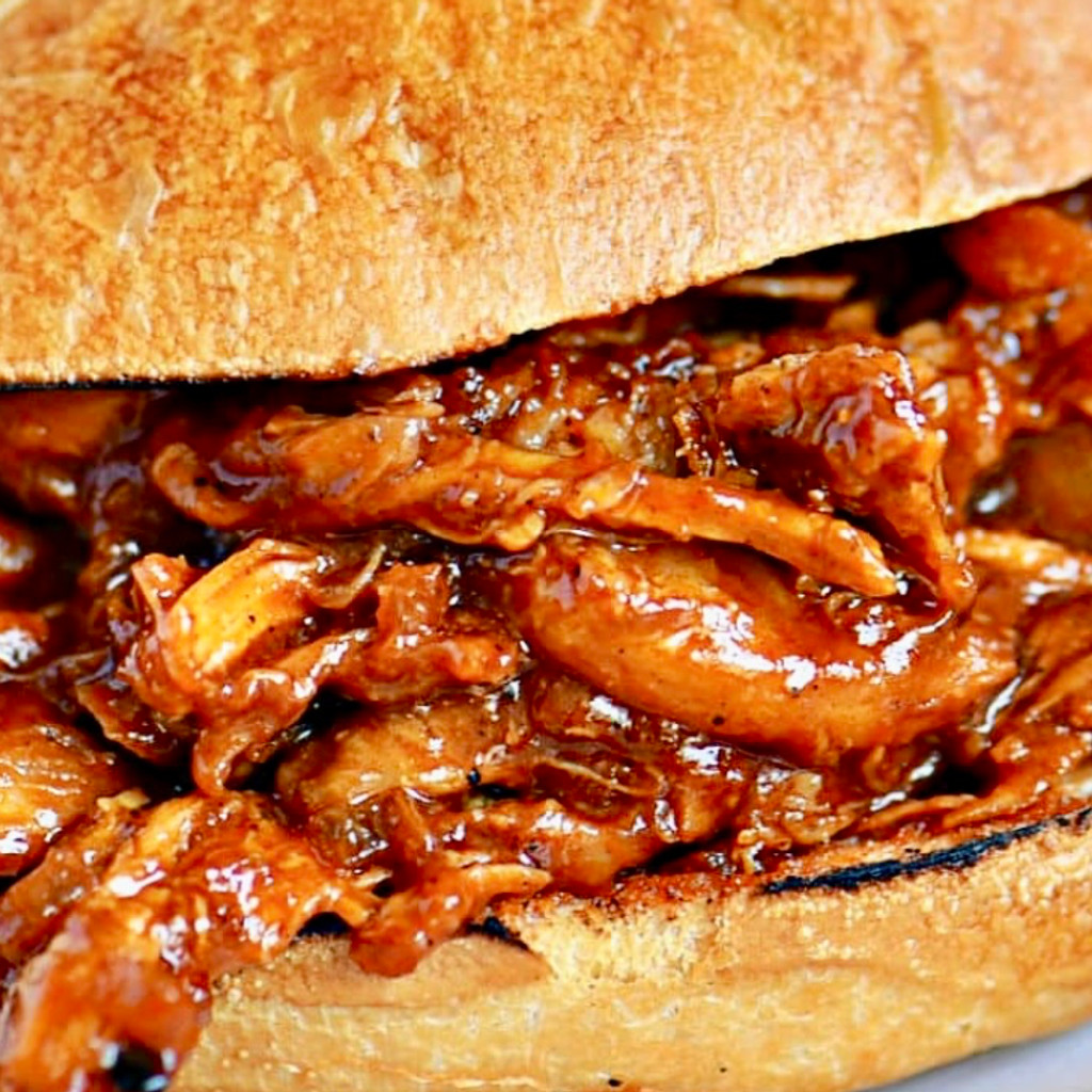 Image-Pulled BBQ Chicken Sandwich