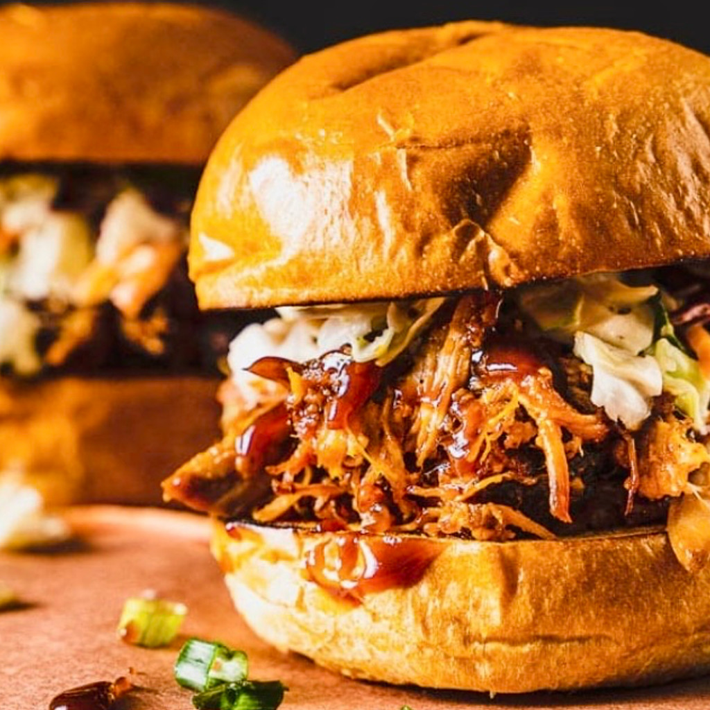 Image-Pulled BBQ Pork Sandwich