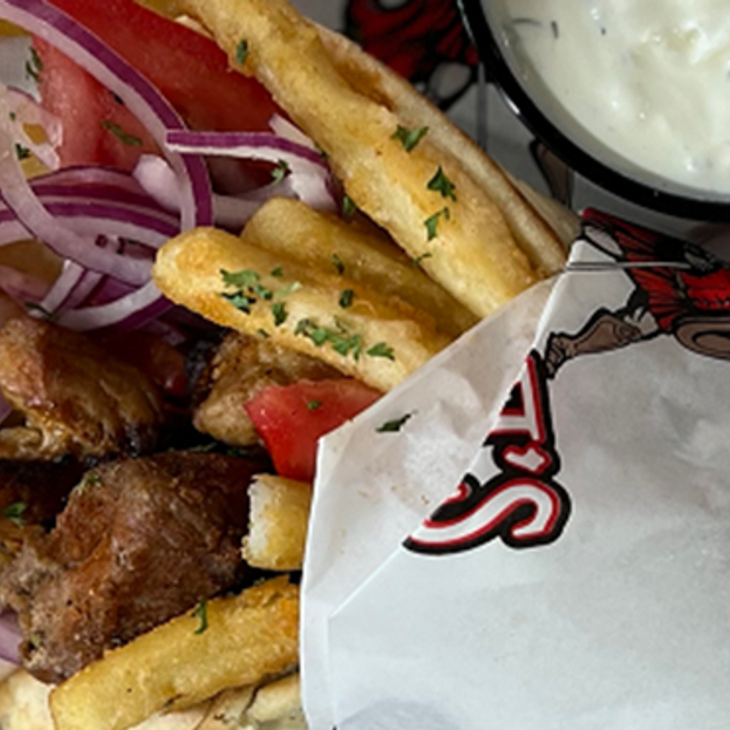 Image-PORK SOUVLAKI GYRO