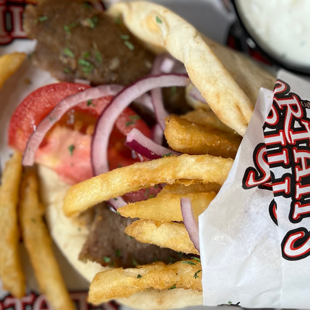 Image-MIXED GYRO MEAT FROM THE SPIT