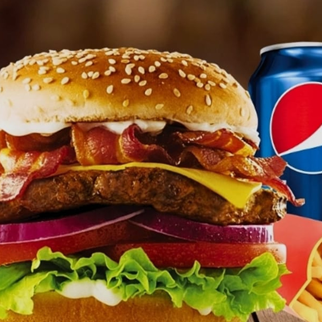 Image-Double Bacon cheeseburger