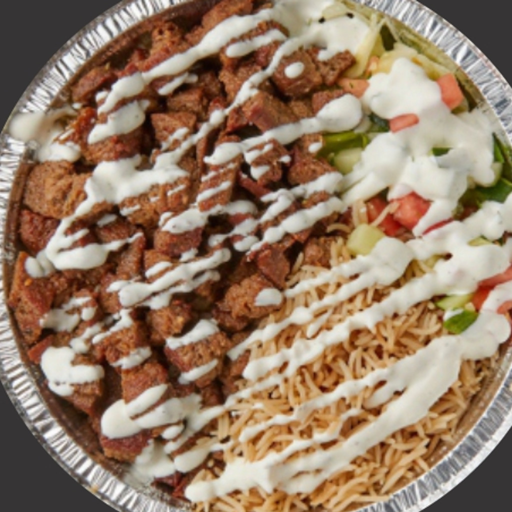 Image-Lamb Gyro Over Rice