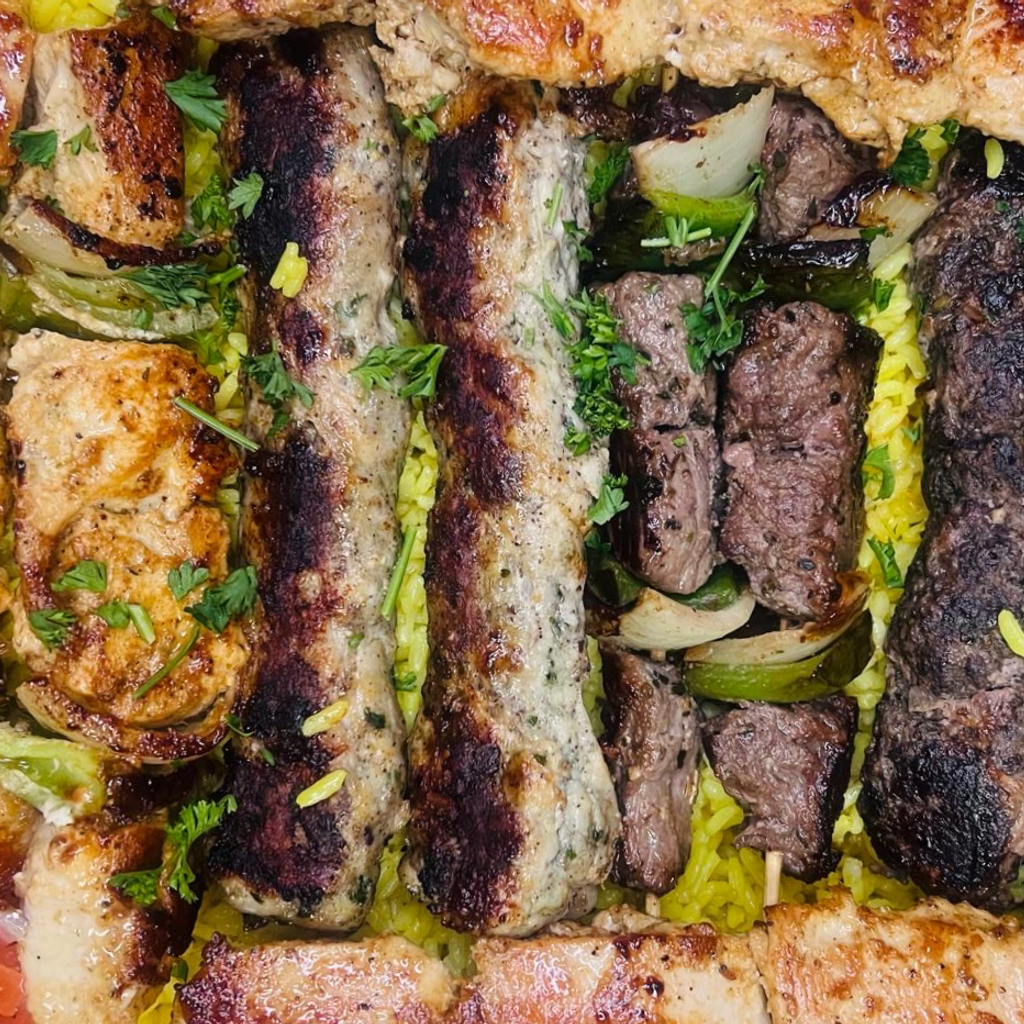 Image-Rice & Skewers Tray