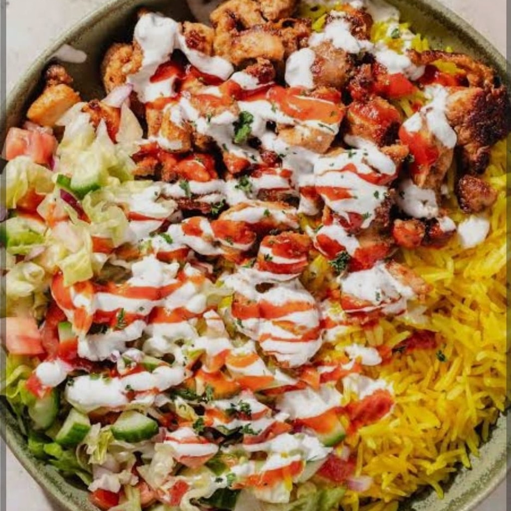Image-Chicken over rice