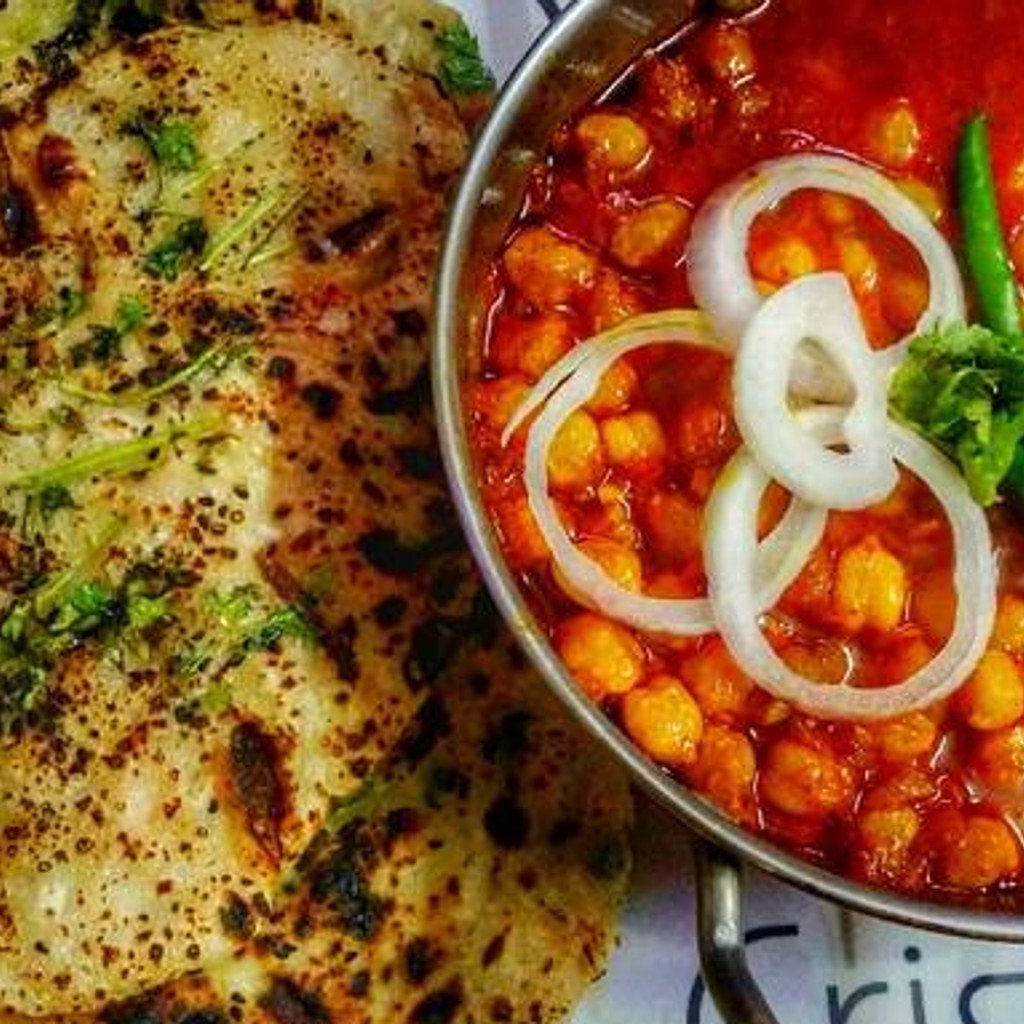 Image-Amritsari Kulcha/ Chole