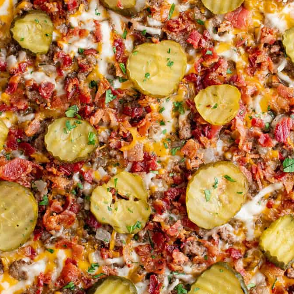 Image-BACON CHEESEBURGER PIZZA