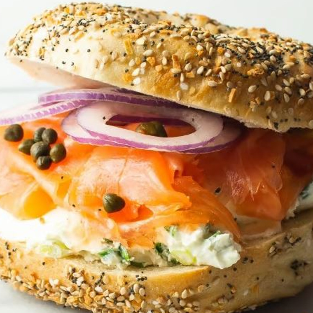 Image-Bagel w/Lox & Cream cheese