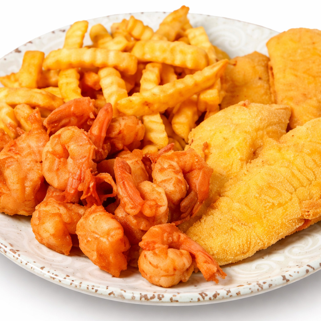 Image-Fish (2 pcs) and Shrimp (8 pcs)