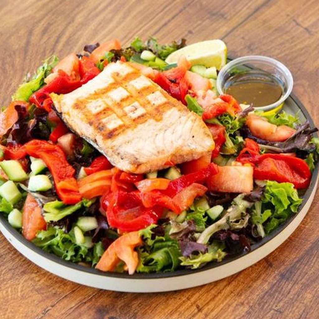 Image-Grilled Salmon Salad
