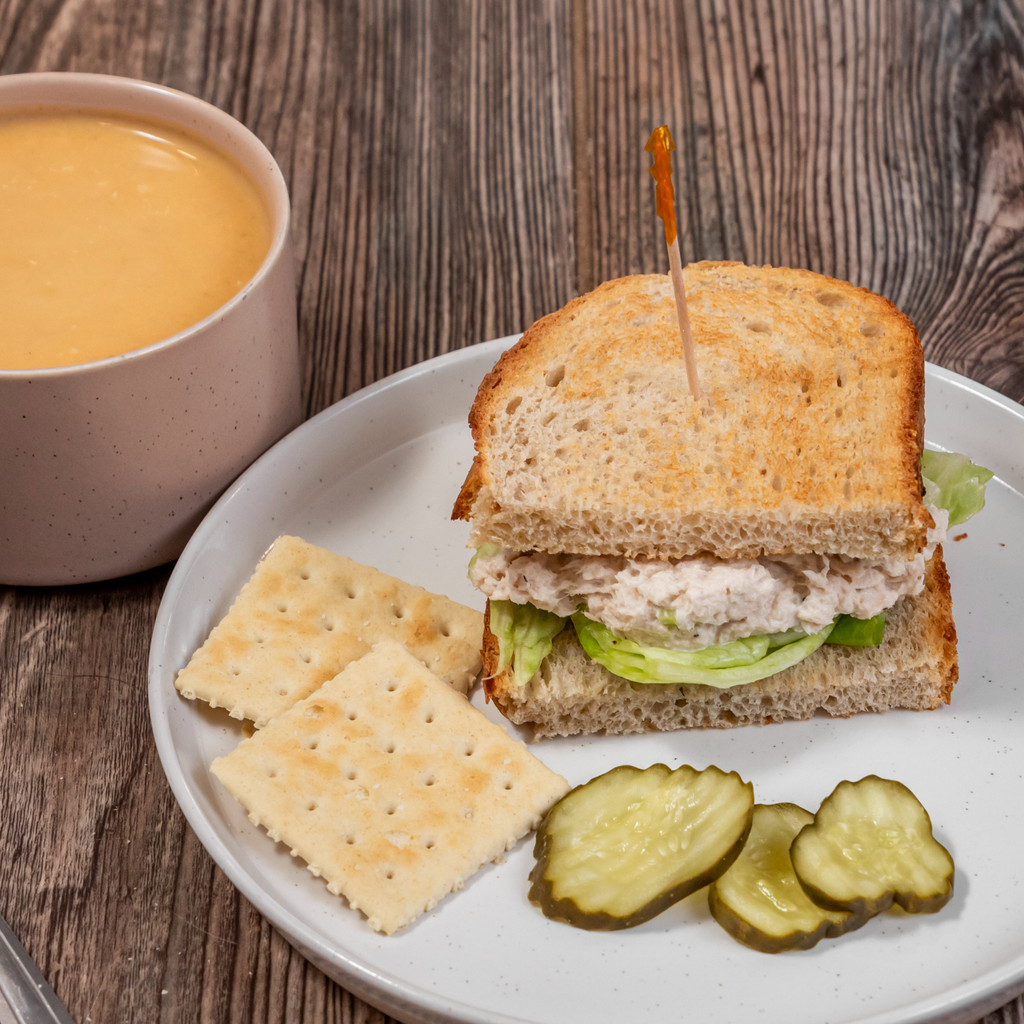 Image-Half Sandwich & a Cup of Soup