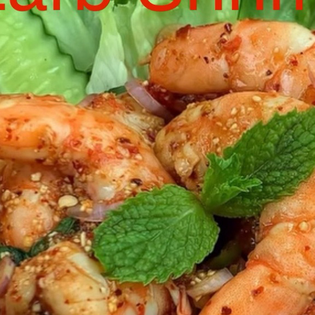 Image-Spicy Shrimp Salad (Larb Shrimps)