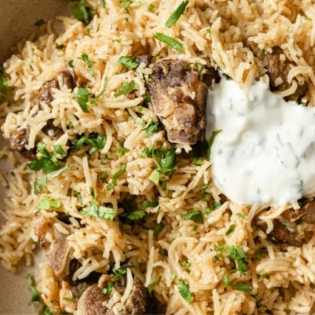 Image-Goat Pepper Fry Pulav