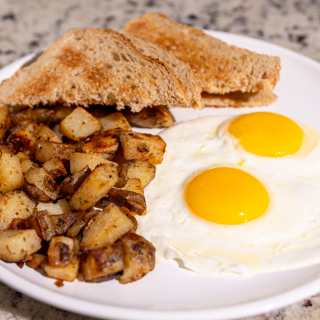 Image-2 Eggs, Home Fries, Toast