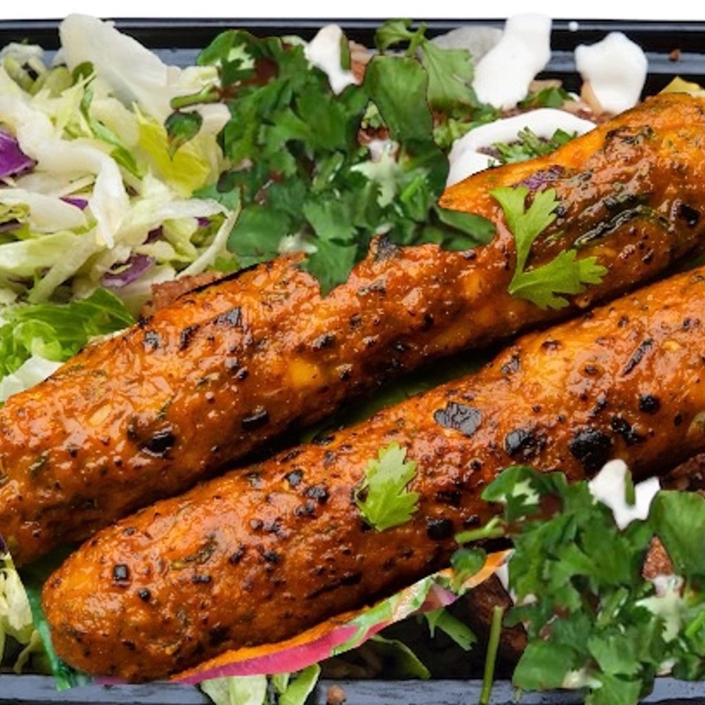 Image-CHICKEN KOFTA OVER RICE