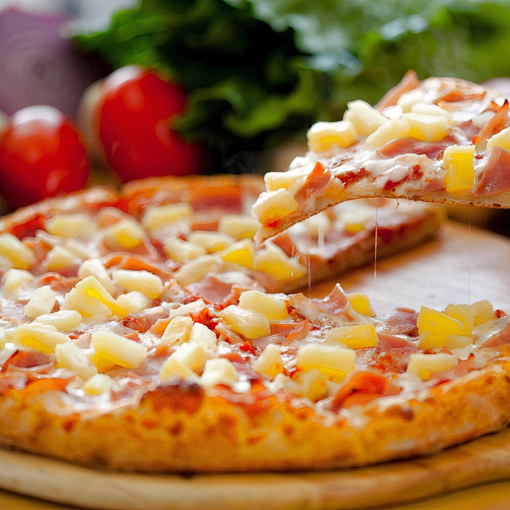 Image-Spicy Delux Hawaiian Pizza