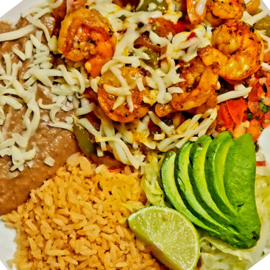 Image-Fajitas de Camaron/Shrimp fajitas