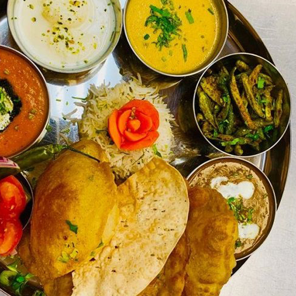 Image-Vegetrian Thali Dinner