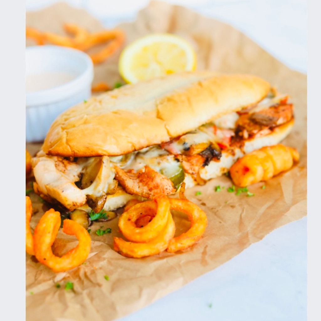 Image-Salmon Chopped Cheese Sandwich