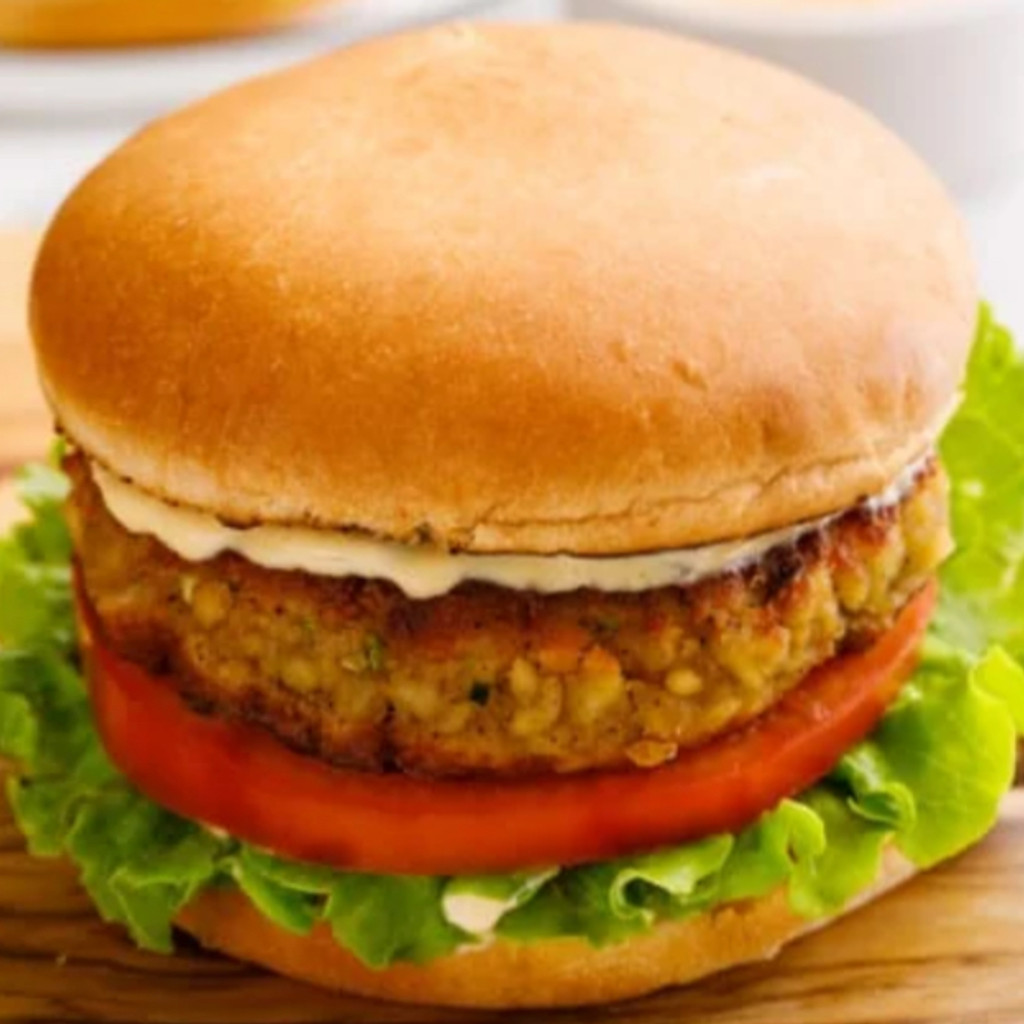 Image-Crab Cake Over Rice