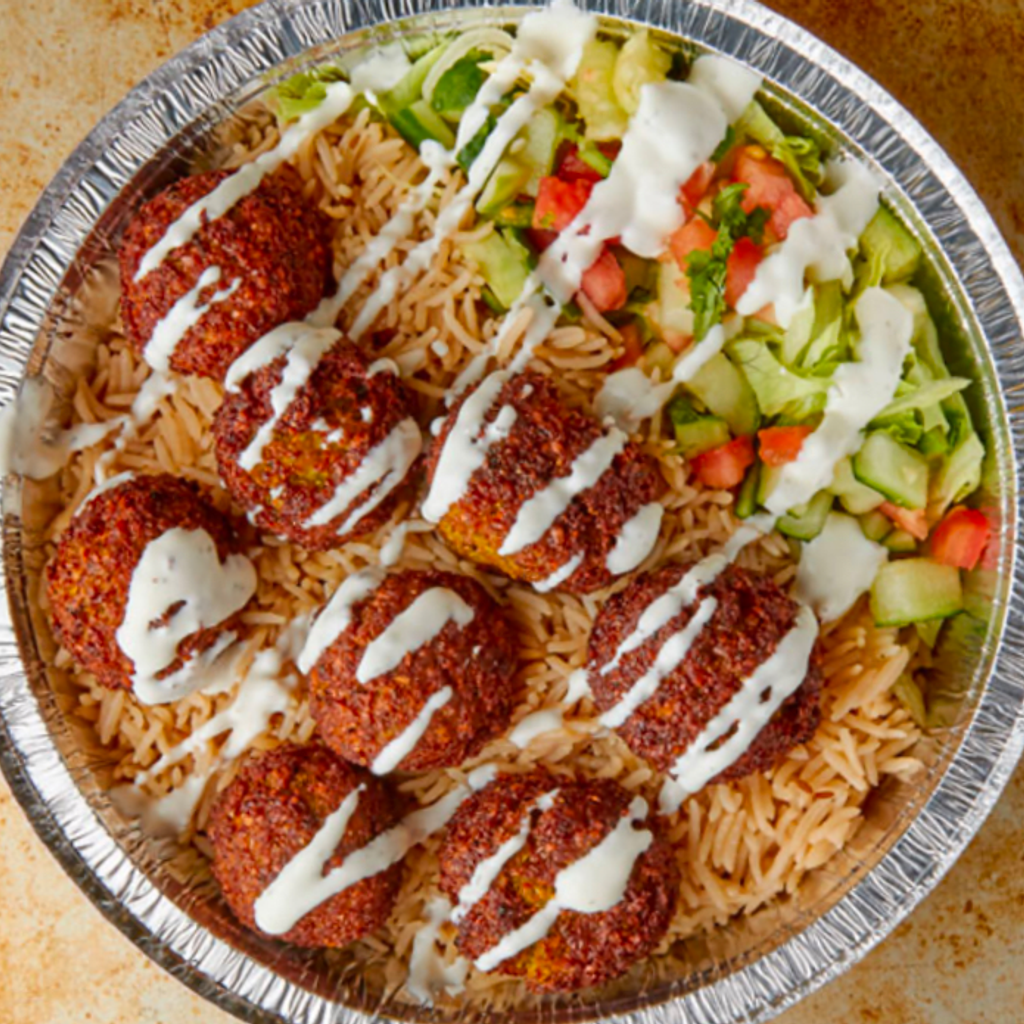 Image-Falafel Over Rice