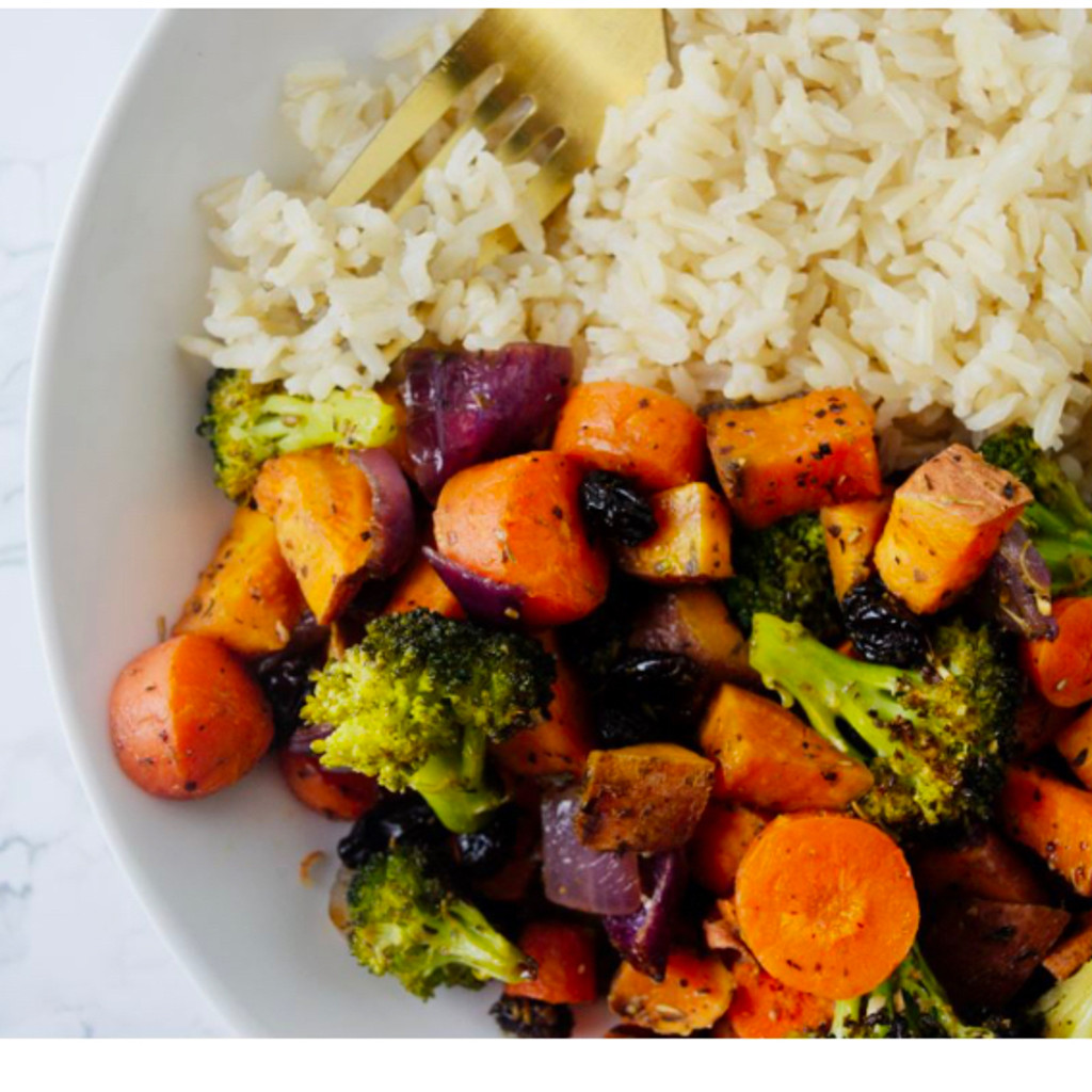 Image-Vegetables Over Rice