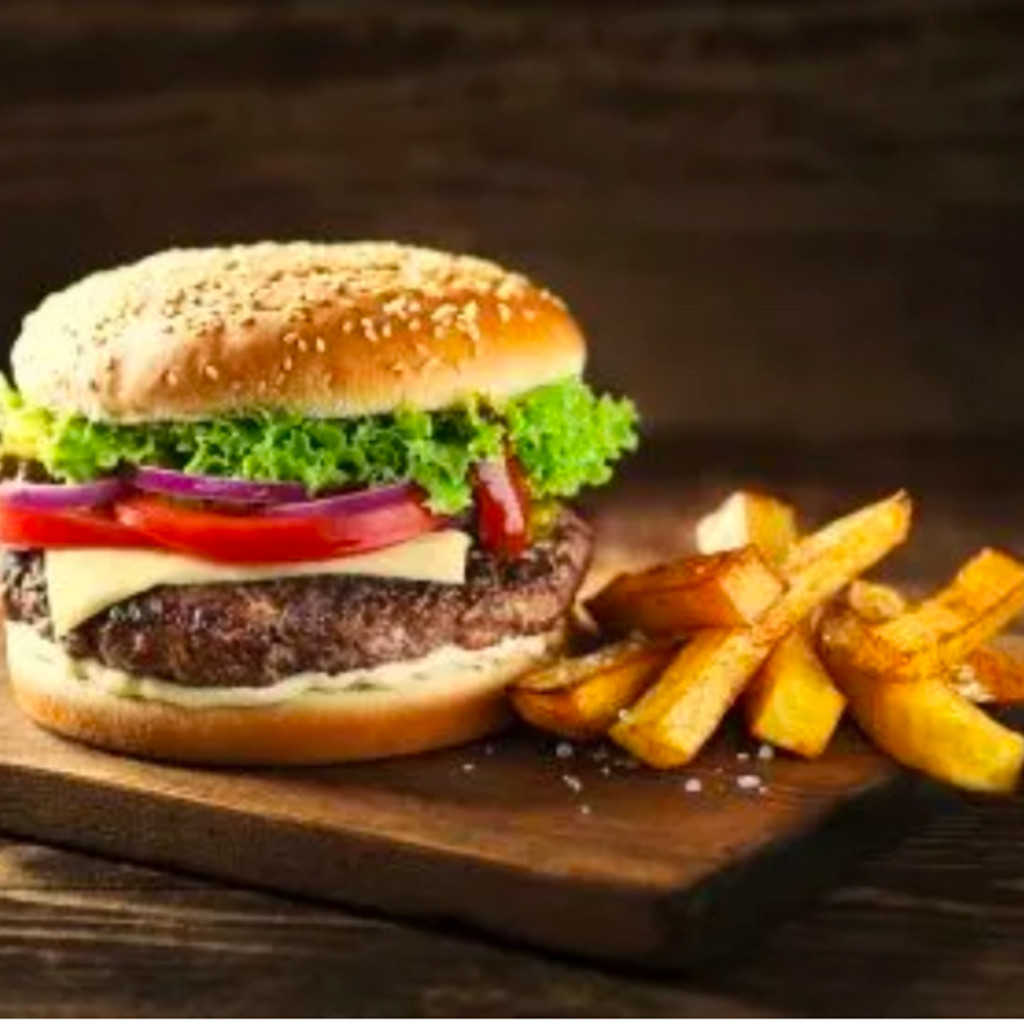 Image-100% Grass Feed Burger