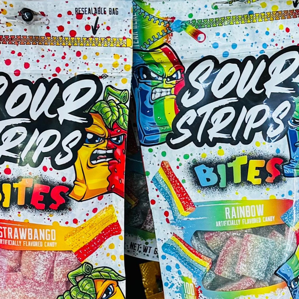 Image-Sour strips bites