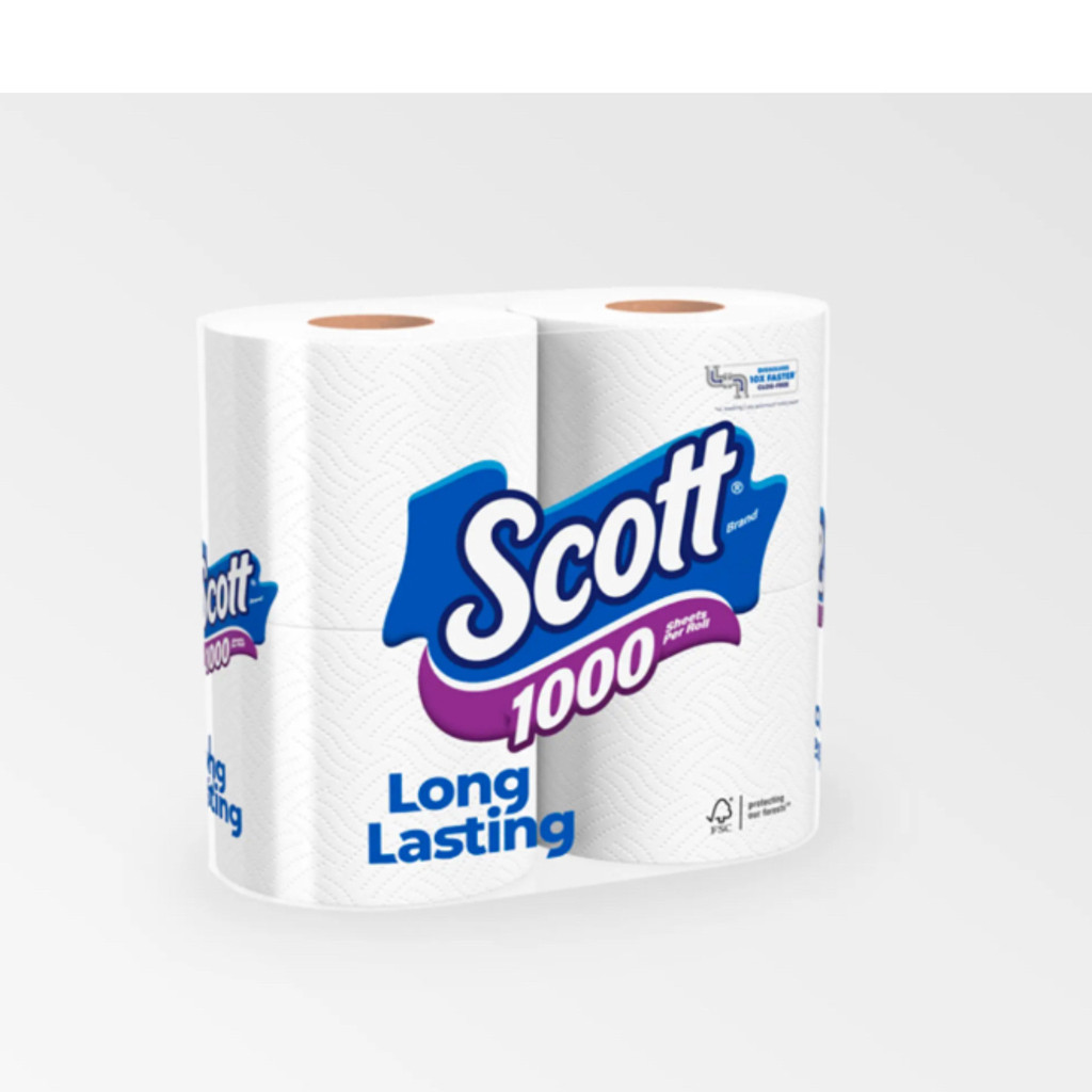 Image-Scott toilet Tissue 4 pack