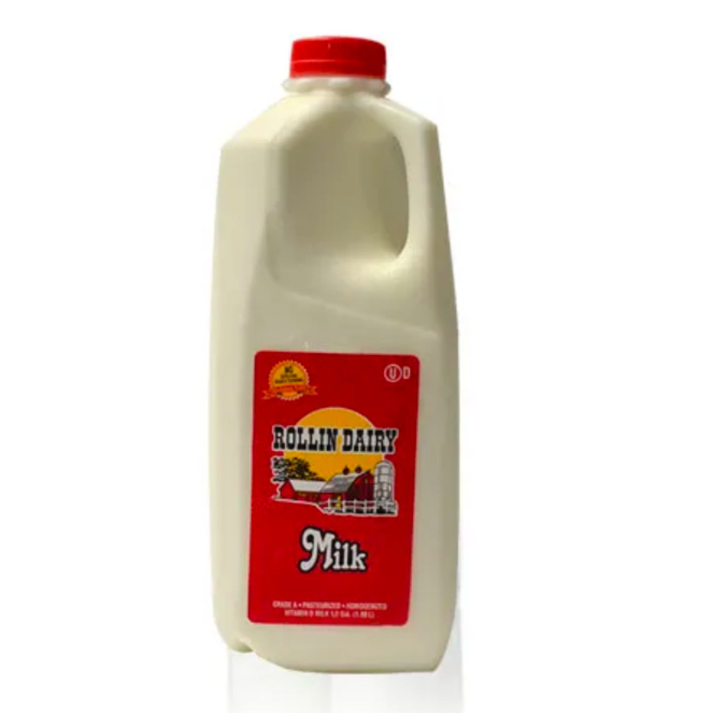 Image-Rollin Dairy whole milk half gallon