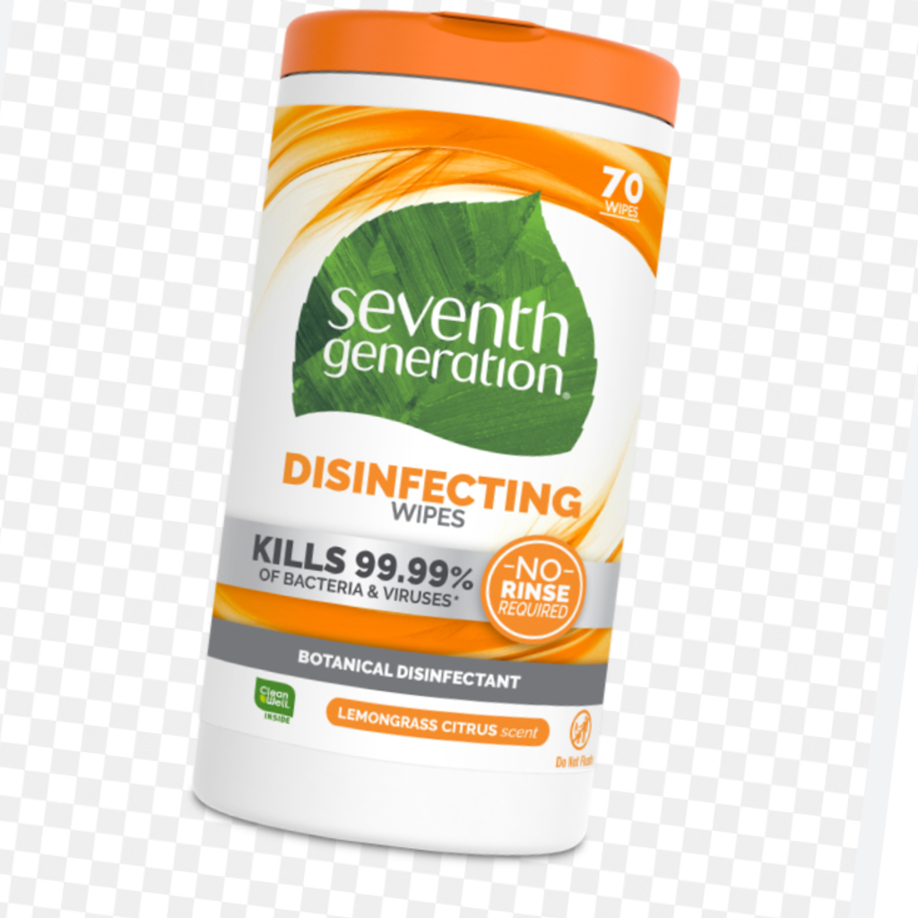 Image-Seventh generation disinfecting wipe