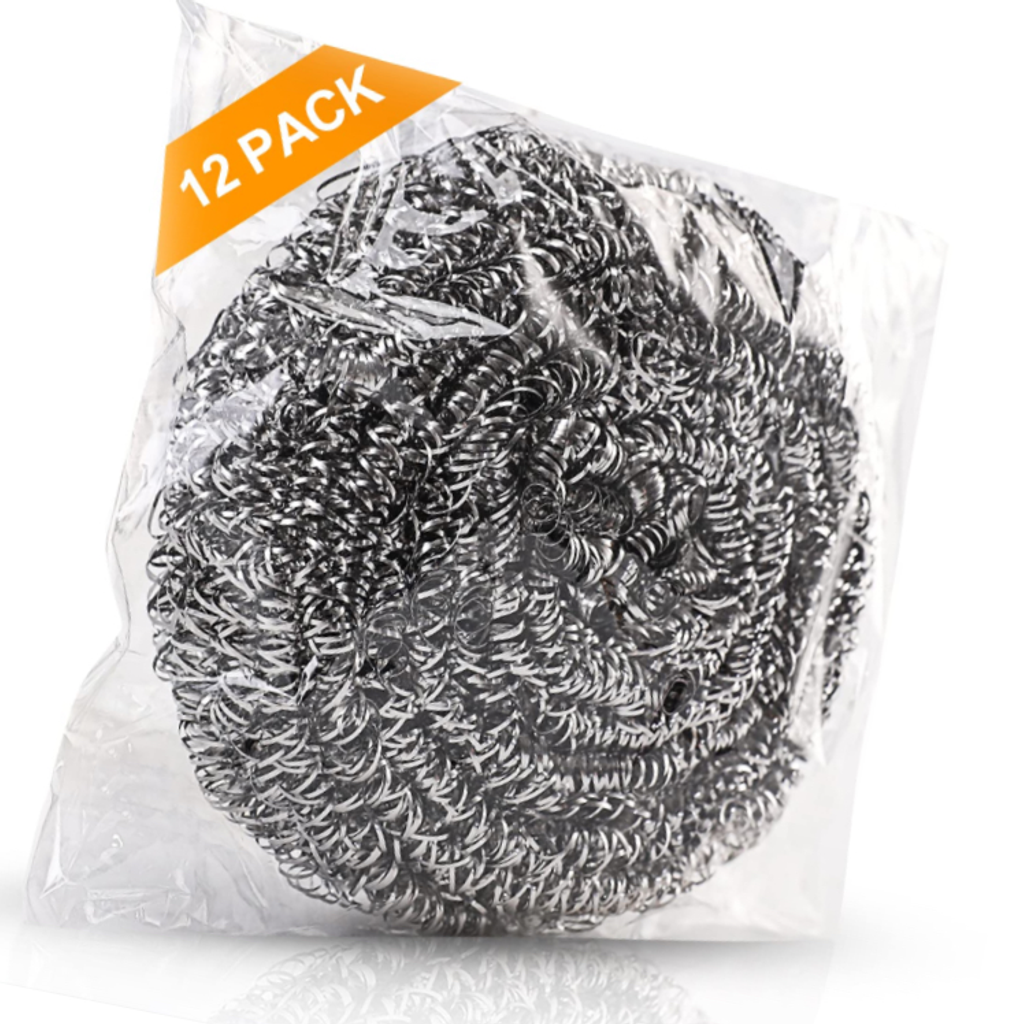 Image-Stain wool scrubber