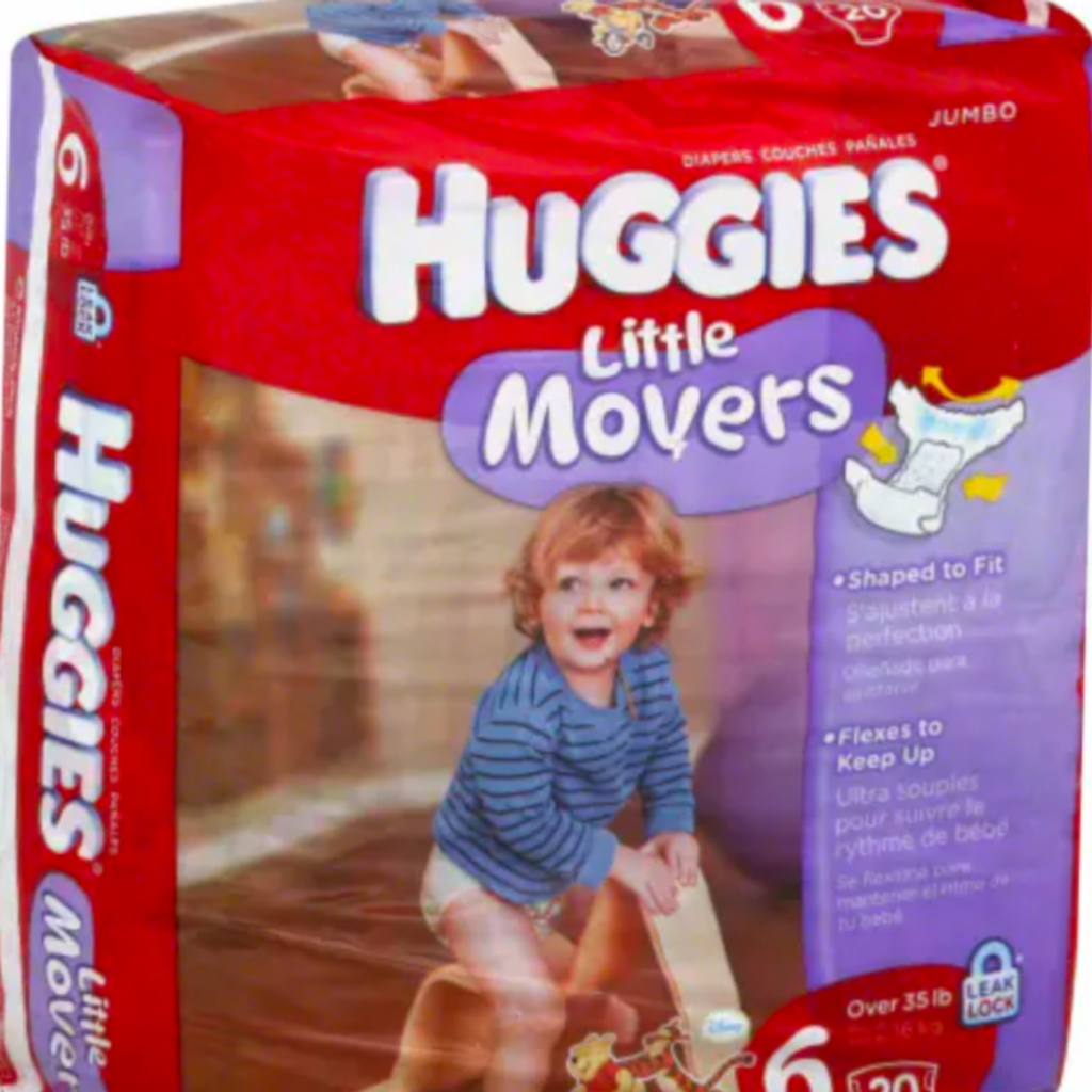 Image-huggies diapers little movers