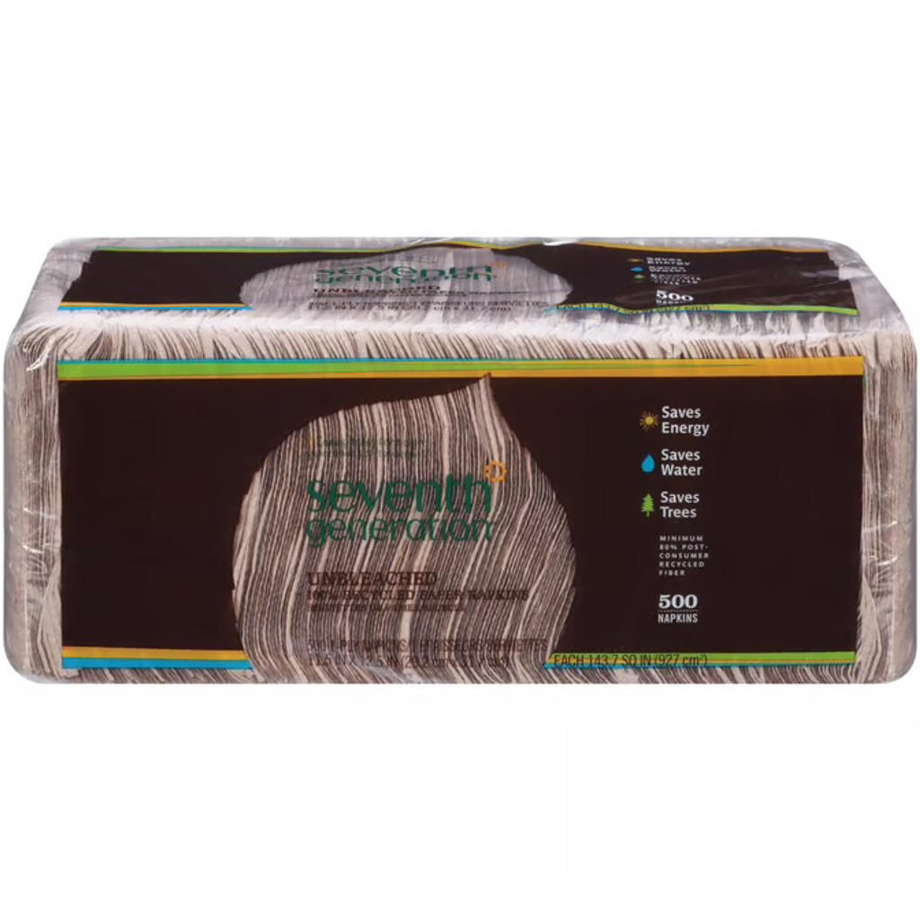 Image-Seven generation unbleached napkins500
