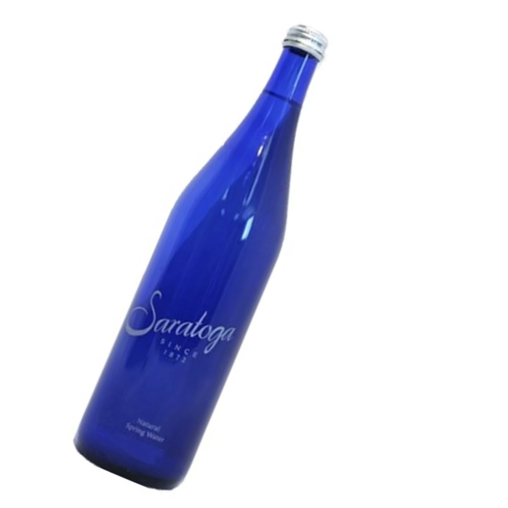 Image-Saratoga spring water glass 1 liter