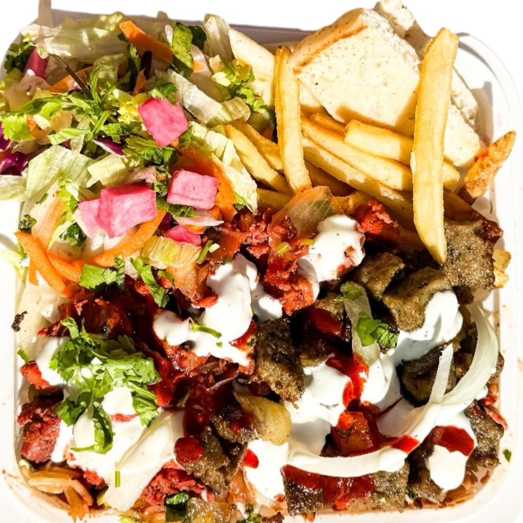 Image-COMBO GYRO OVER RICE.