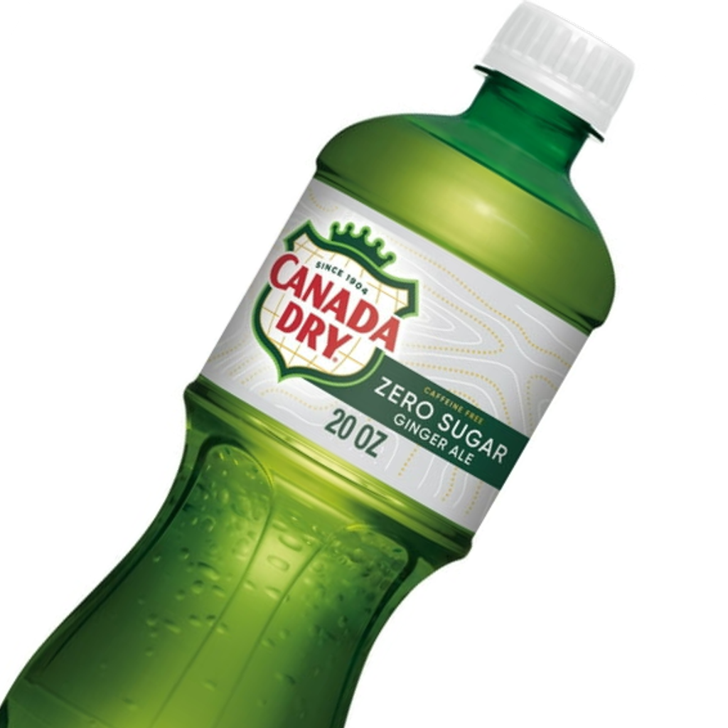 Image-Canada dry zero sugar ginger ale 20 oz