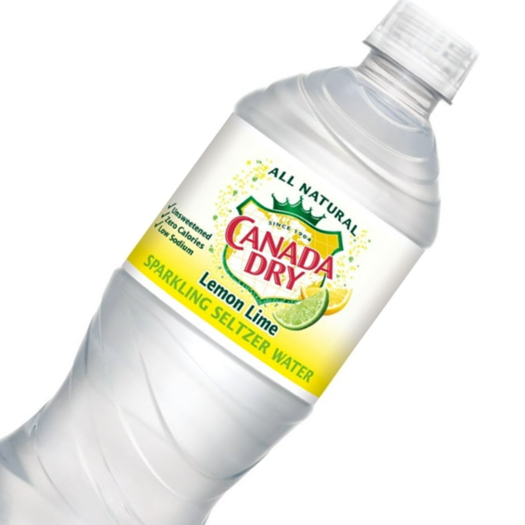 Image-Canada Dry seltzer water lemon lime 20 oz