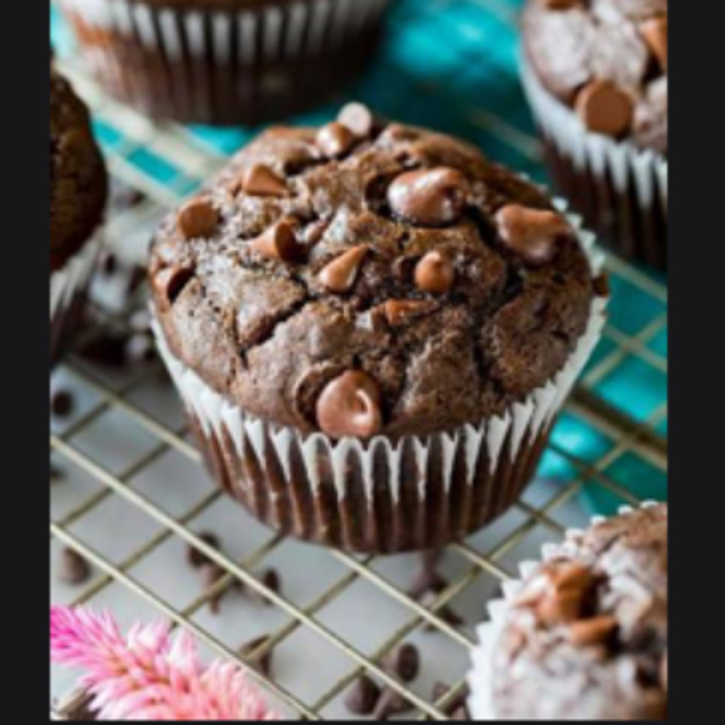 Image-Double chocolate muffin
