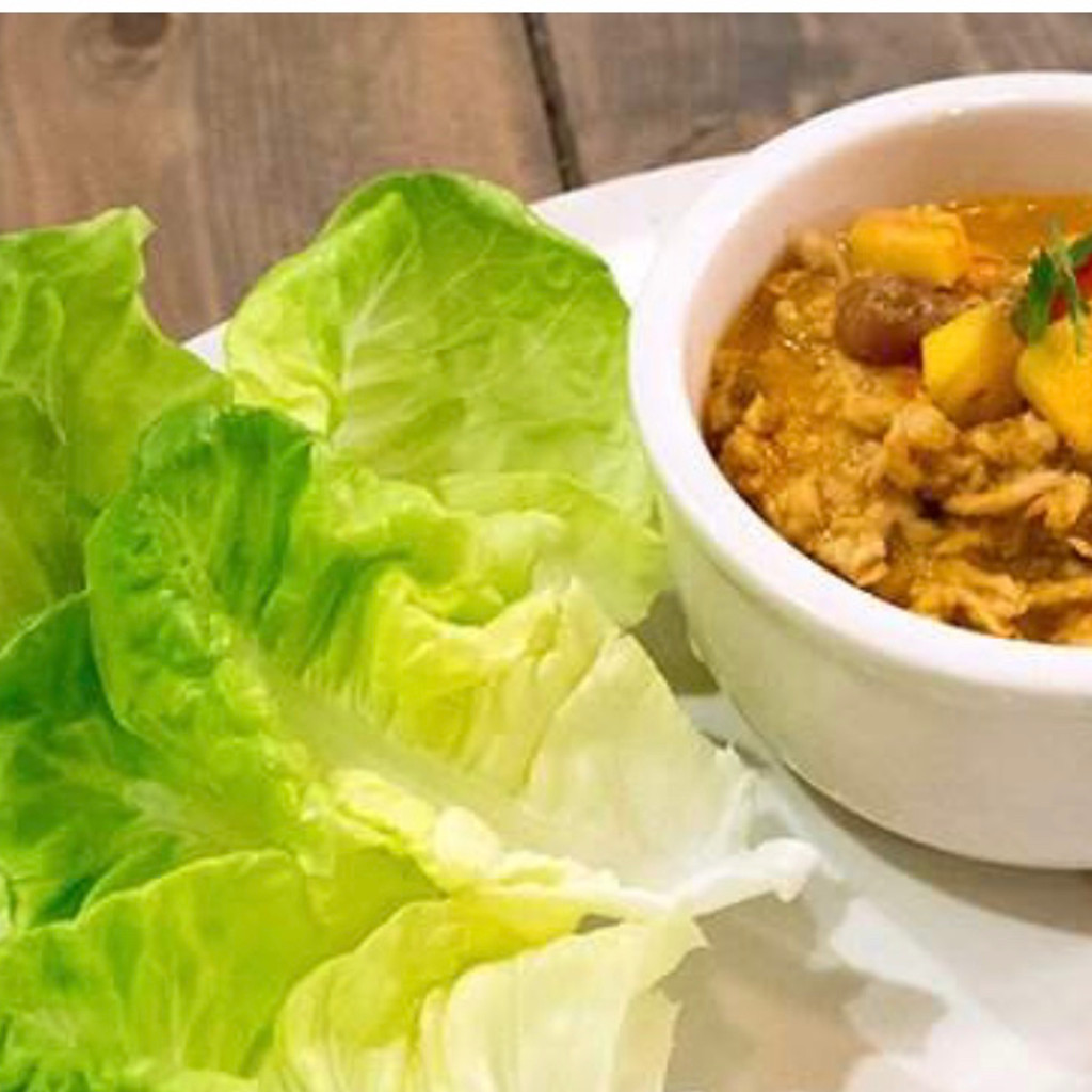 Image-Mango Curry Chicken Salad Wraps