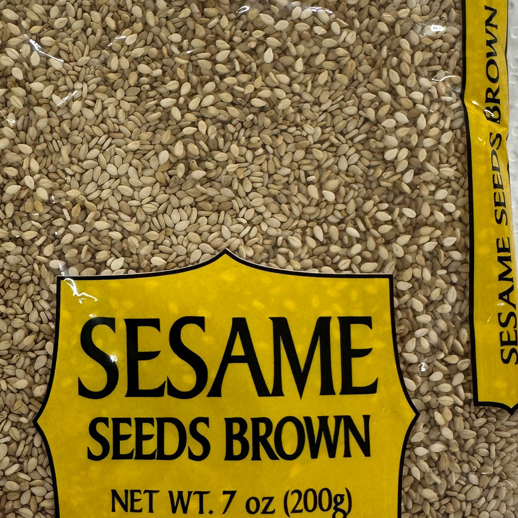 Image-Sesame seeds brown