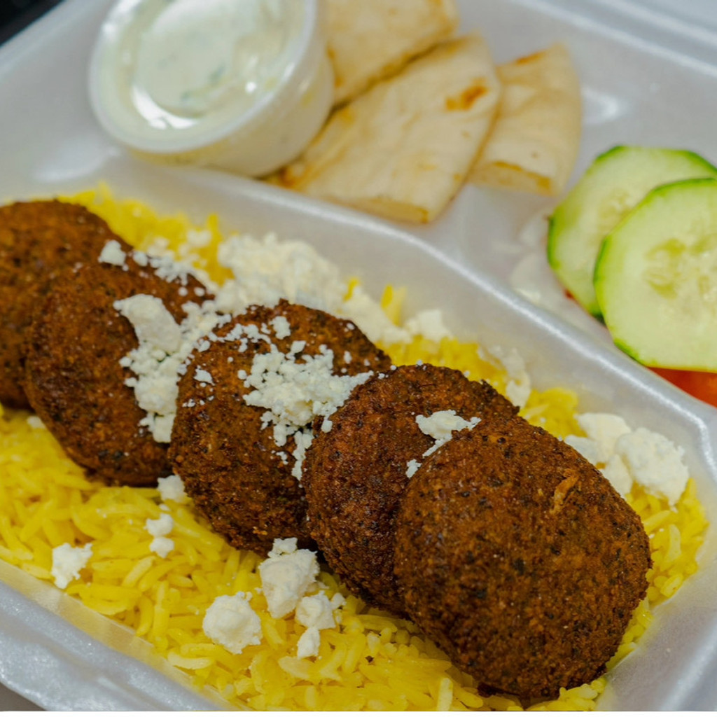 Image-Falafel over Rice