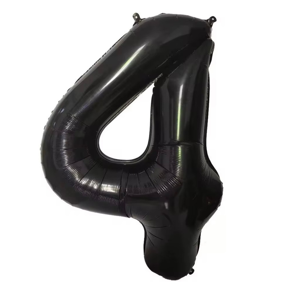 Image-Balloon #4 Black 40in