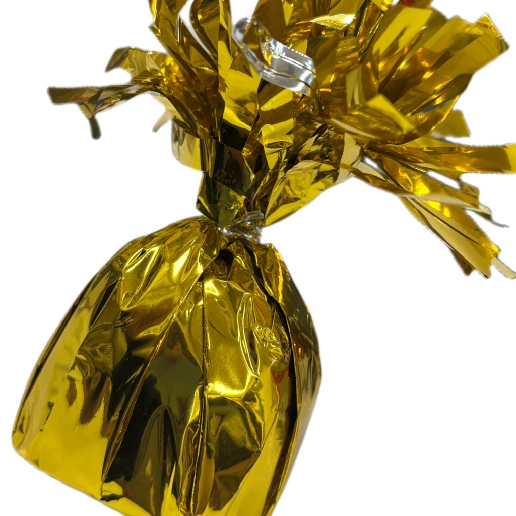 Image-Gold Foil Wrapped Balloon Weight