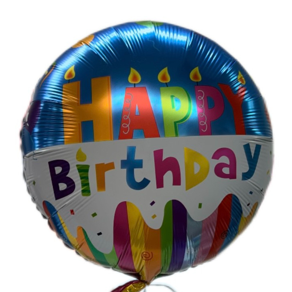 Image-Happy Birthday Balloons 18in Art-4