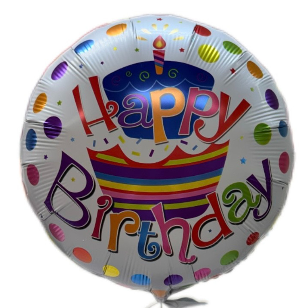 Image-Happy Birthday Balloons 18in Art-6