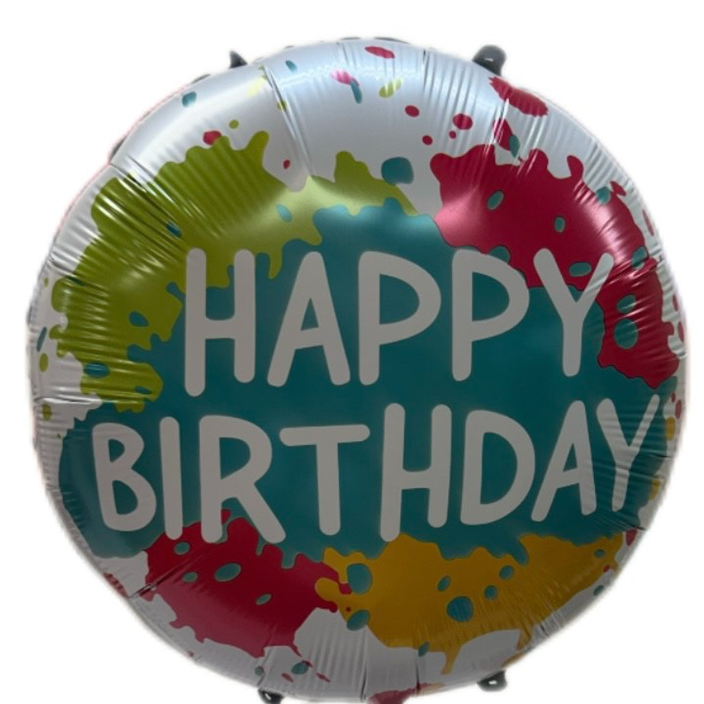 Image-Happy Birthday Balloons 18in Art-8