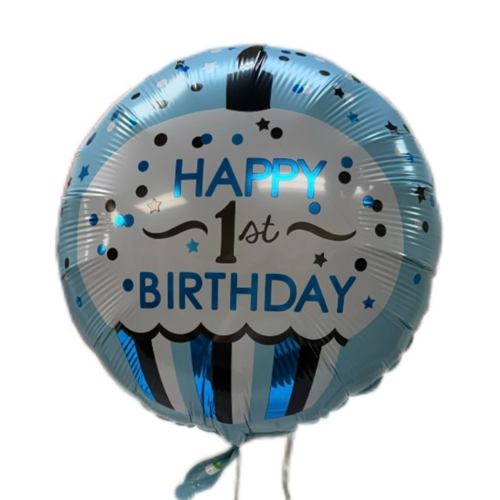 Image-Happy Birthday Balloons 18in Art-13