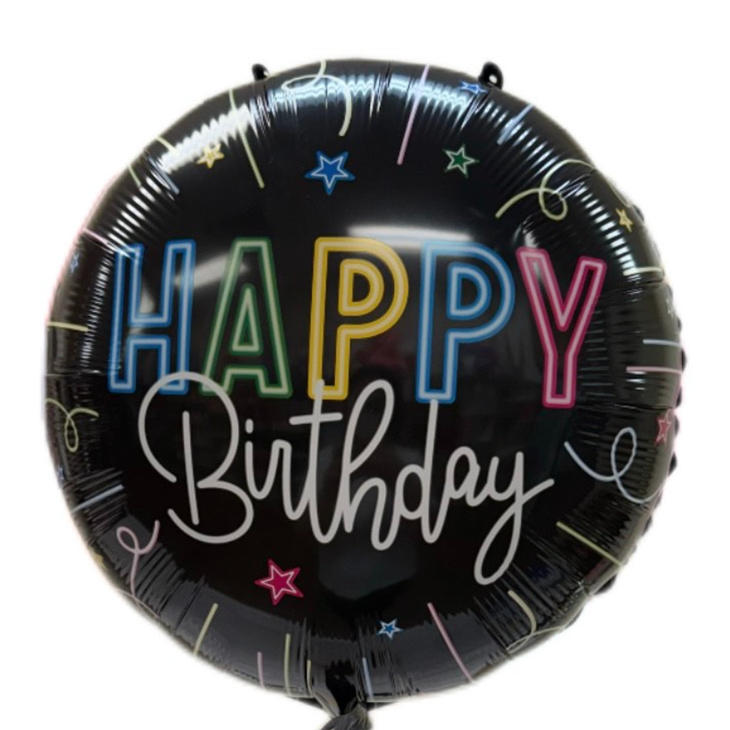 Image-Happy Birthday Balloons 18in Art-14