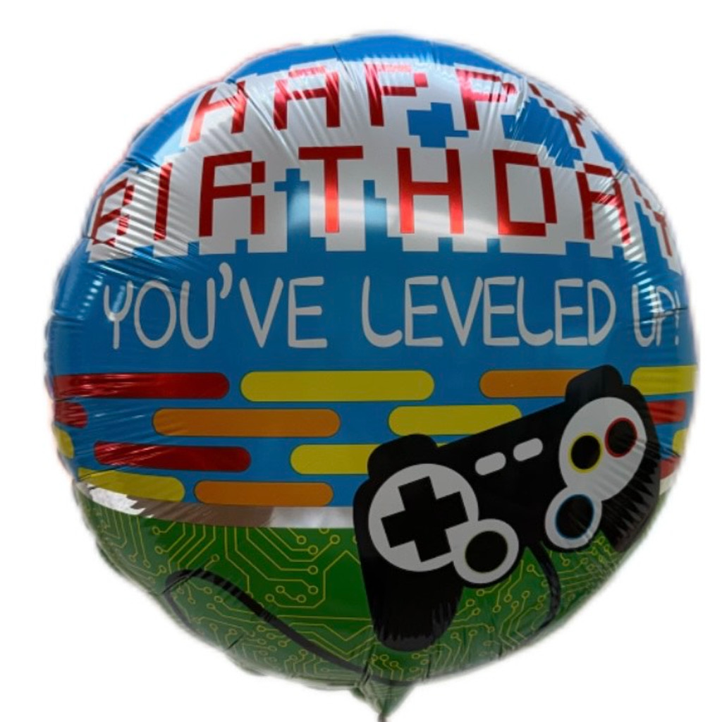 Image-Happy Birthday Balloons 18in Art-16